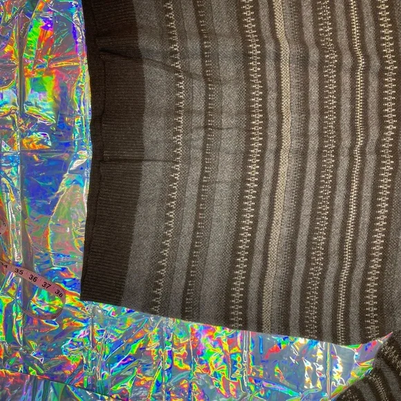 Mutual Weave Men's Brown Patterned Henley Pullover Sweater Size 4XLT 4XL XXXXL - Picture 4 of 10